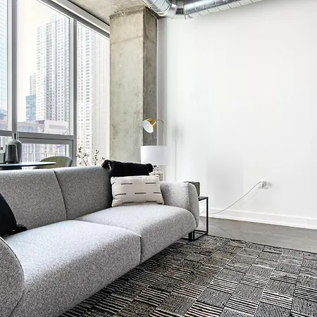 River N 1br W Gym Pool Nr L Stop Chi-361 * Chicago