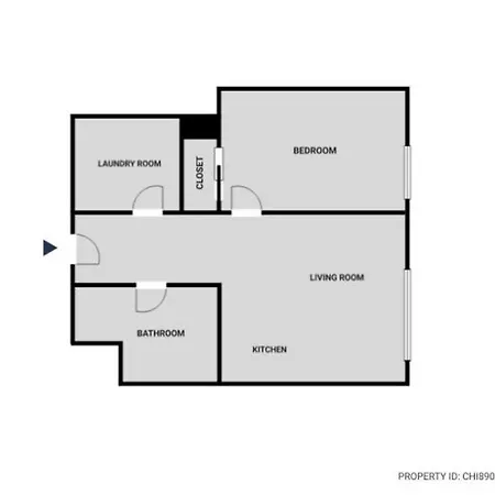 Apartment River North 1br W Gym Lounge Roof Nr Riverwalk Chi-890 *