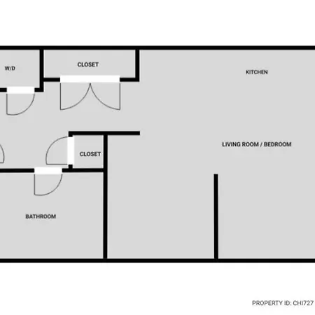 Logan Sq Studio W Pool Deck Gym Nr L Chi-727 Apartment *