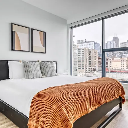 W Loop 1br W Gym Pool In Heart Of Greektown Chi-538 *