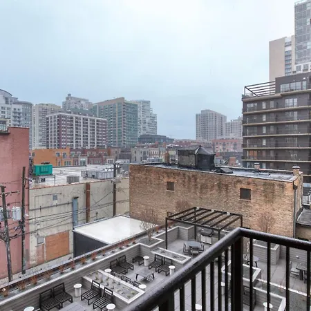 Apartment River North 1br W Gym Pool Nr Riverwalk L Chi-1034