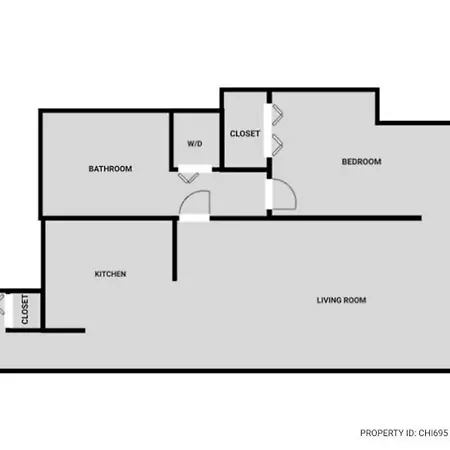 Apartment Loop 1br W Gym Pool Lounge 1 Block From L Chi-695 Chicago