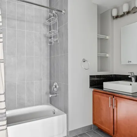 Loop 1br W Gym Pool Lounge 1 Block From L Chi-695 Apartment