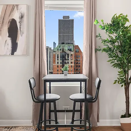 Hancock Lookout|steps To Beach&transit, Chi Views Apartment Chicago