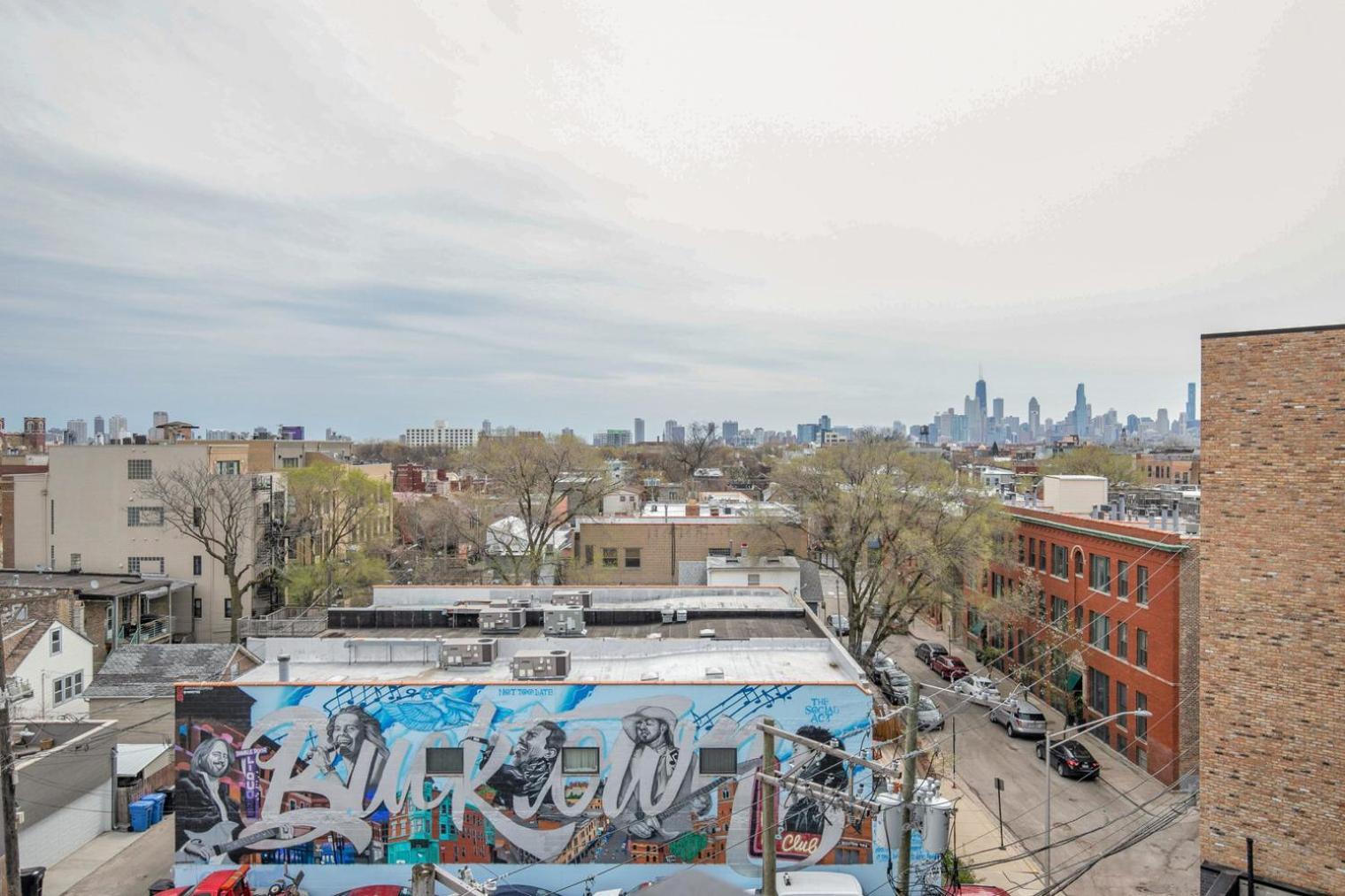 Bucktown 1br W Roof Bbq 1 Block To Blue Line Chi-662 *