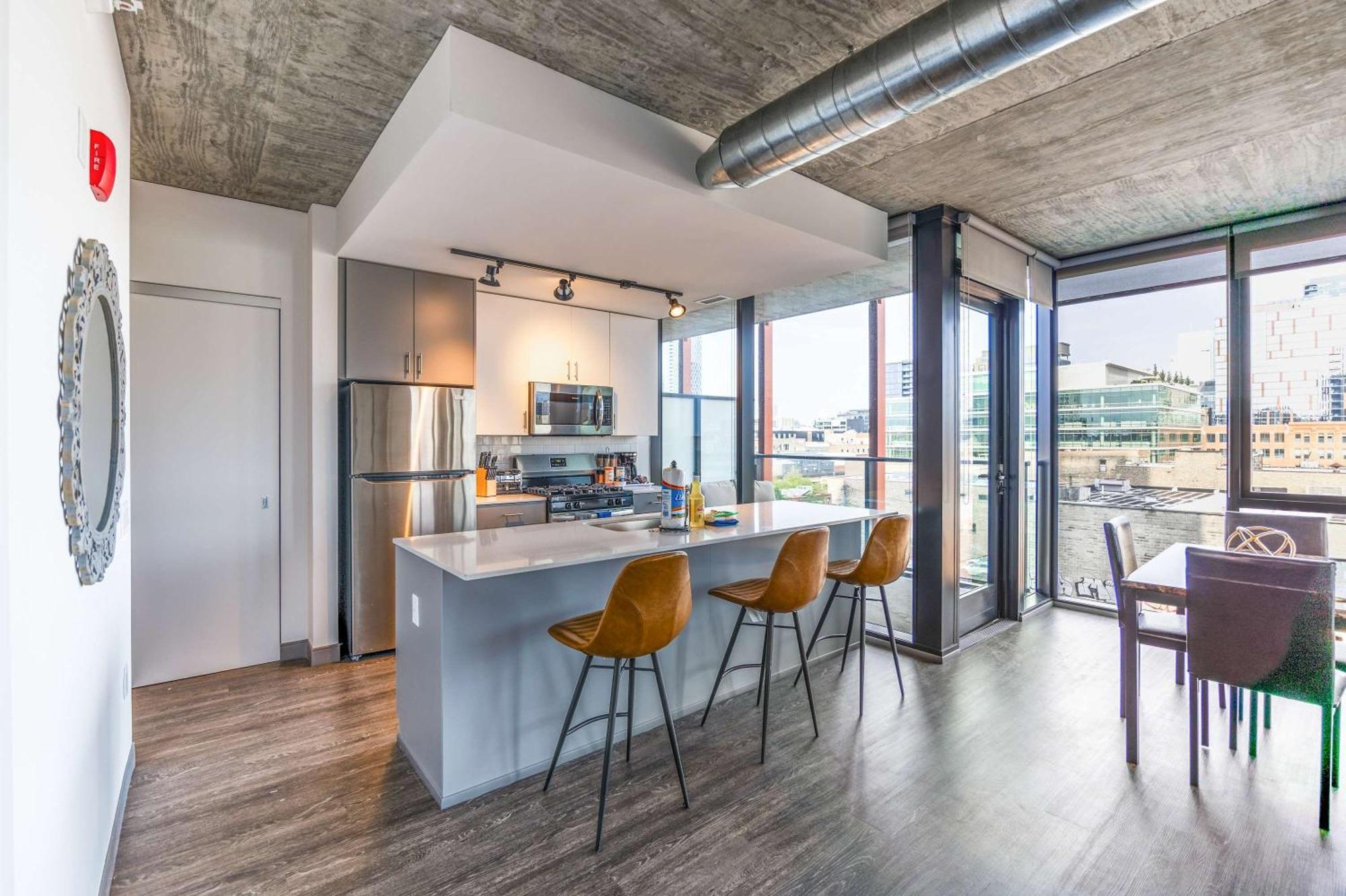 New Sleek 2br - Perfect Blend Of Comfort & Style In Appartement Chicago