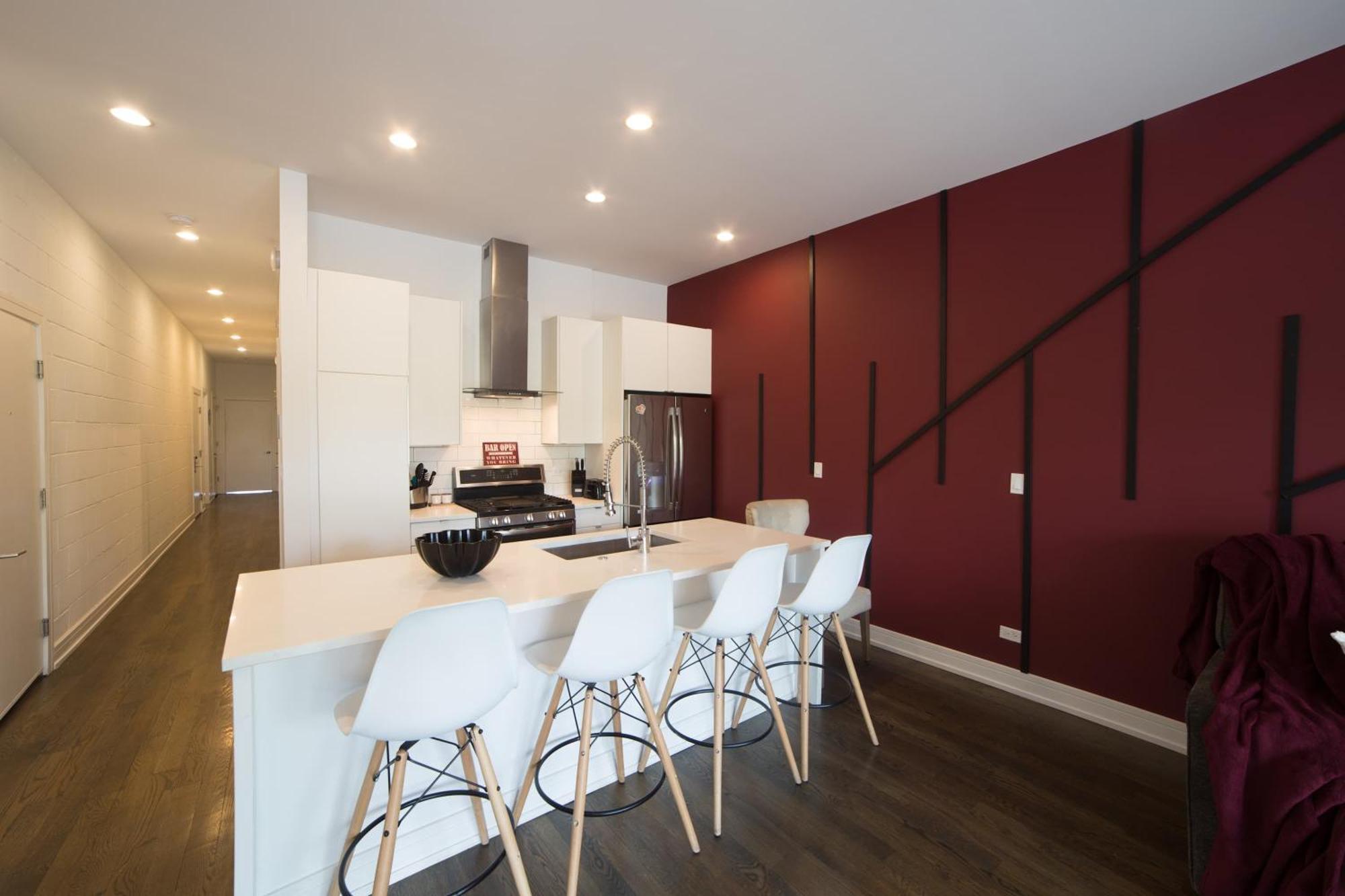 Apartamento Large 4-bedroom Upscale W Rooftop Chicago