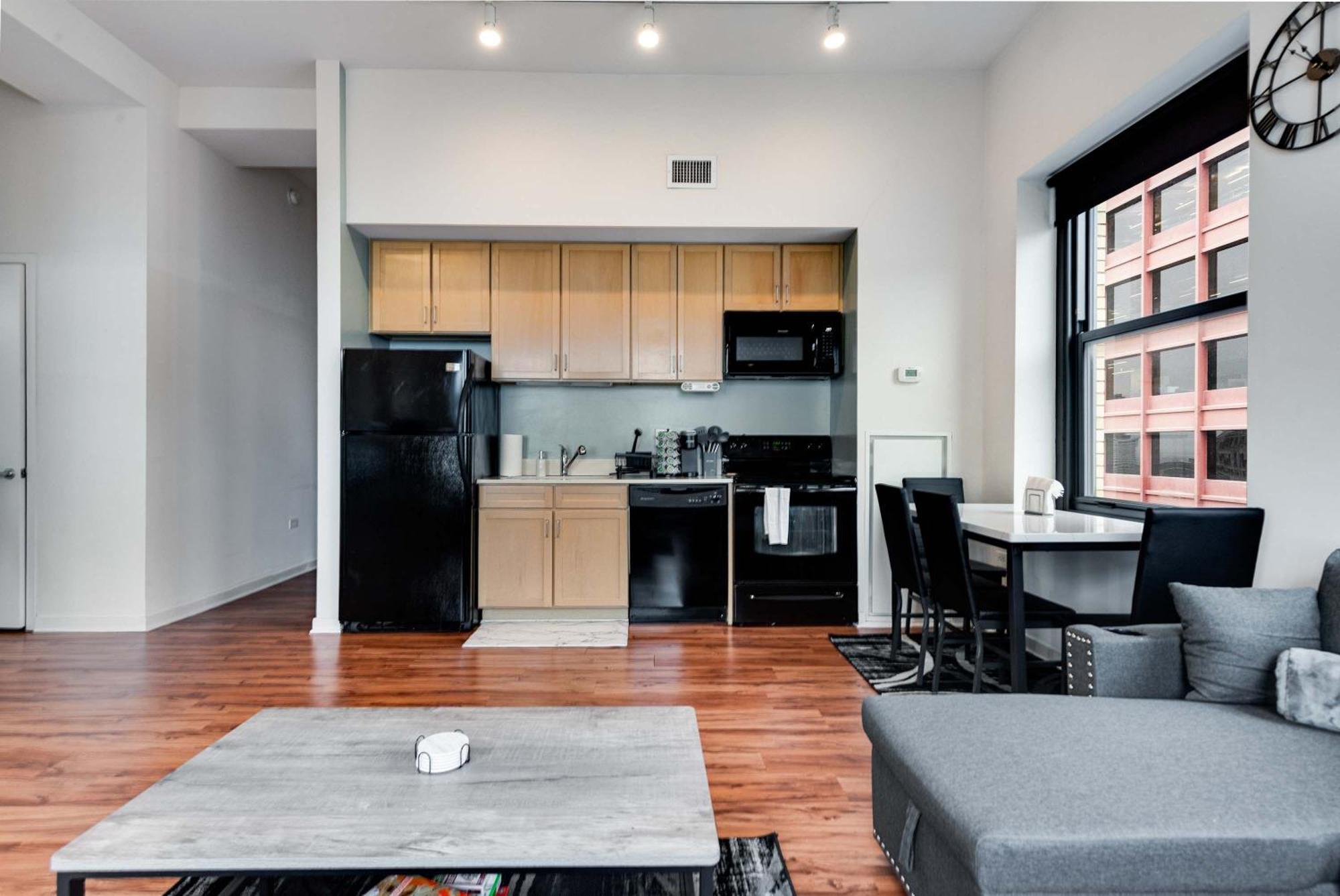 Apartment Downtown With Free In & Out Parking 4 Chicago