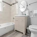 Newly Rehabbed Greystone With 2 Private Apartments, Backyard, Garage, Laundry, Close To Expressway Apartment *