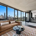 Apartment Fulbrix Bright Designer With West Loop Views *