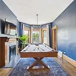 Wrigleyville Gem With Hidden Bar & Vintage Charm *