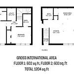 2 Bed & 3 Bath Apartment