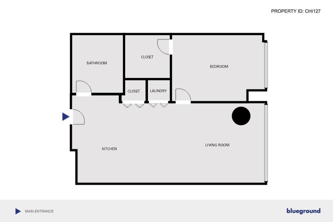 River N 1br W Gym Wd Nr Mag Mile By Bluegound Chi-127 Apartment *