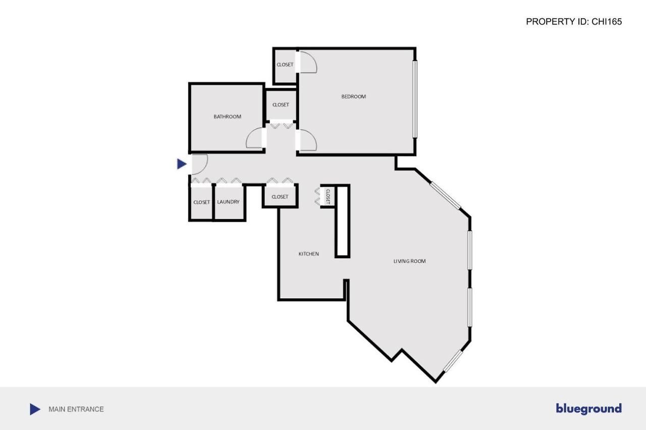 Apartment River N 1br W Gym Wd Nr Magnificent Mile Chi-165 Chicago