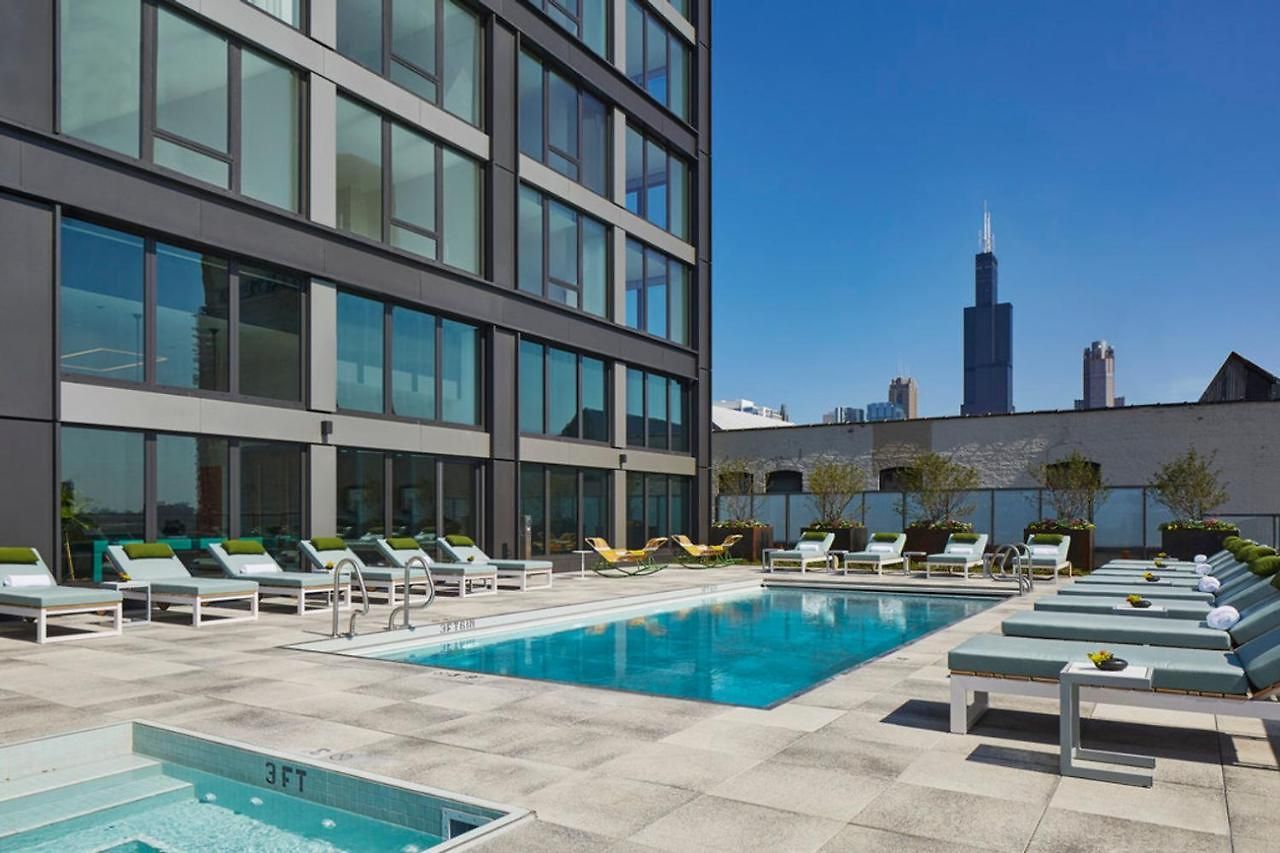 W Loop 1br W Gym Coworking Nr Uic Chi-754 Apartment *