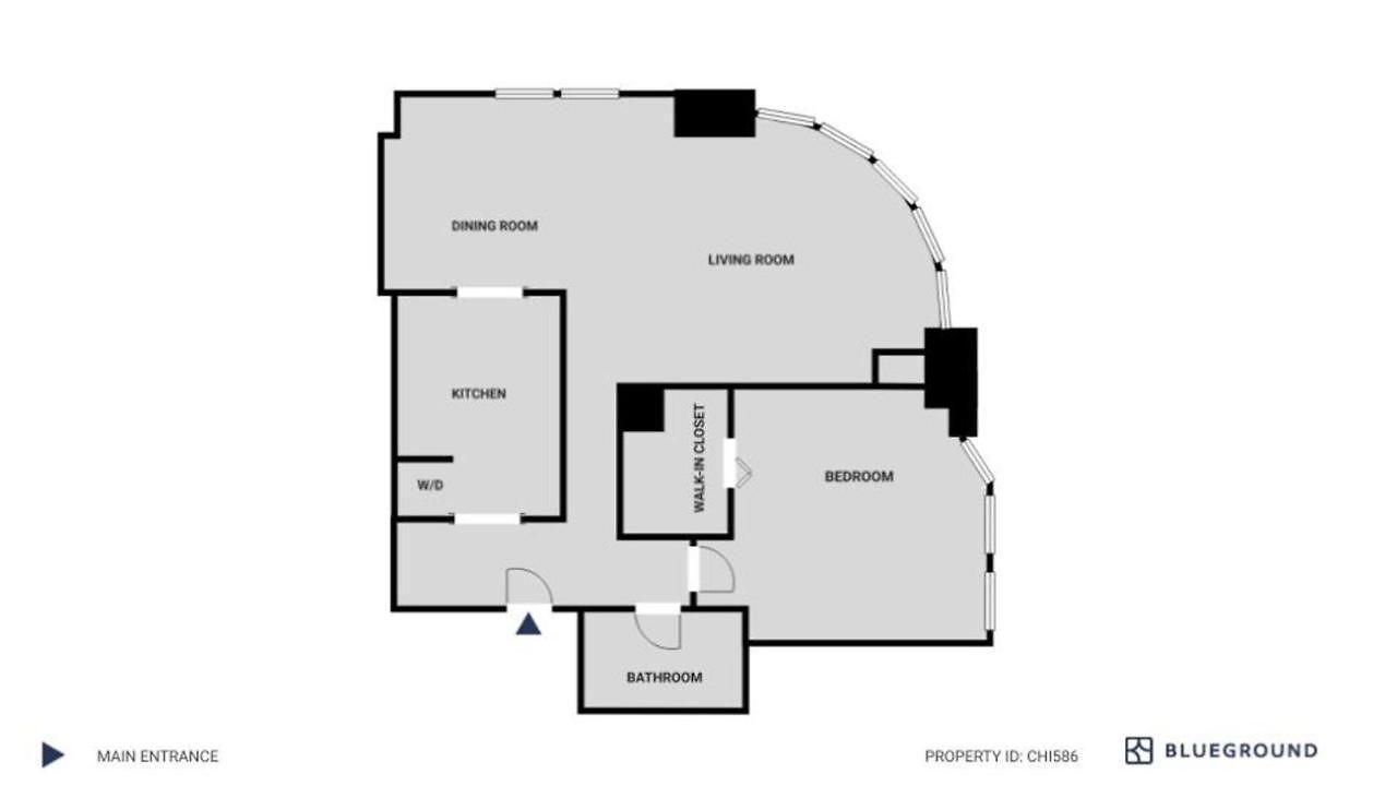 Apartment Streeterville 1br W Deck Pool Nr Chi-586 *