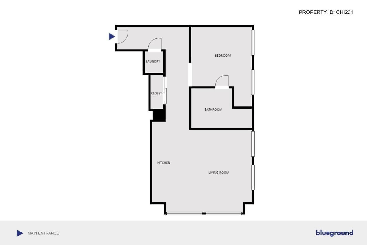 Loop 1br W Gym Roofdeck Nr Financial District Chi-201 *