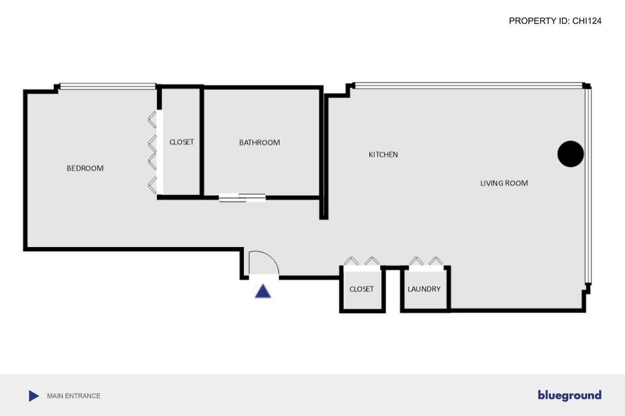River N 1br W Gym Pool Wd Nr L Chi-124 Apartment