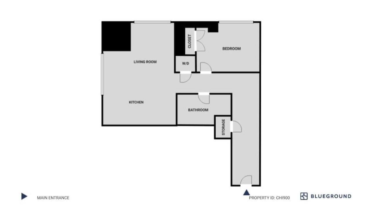 River North 1br W Gym Lounge Roof Nr Riverwalk Chi-900 *