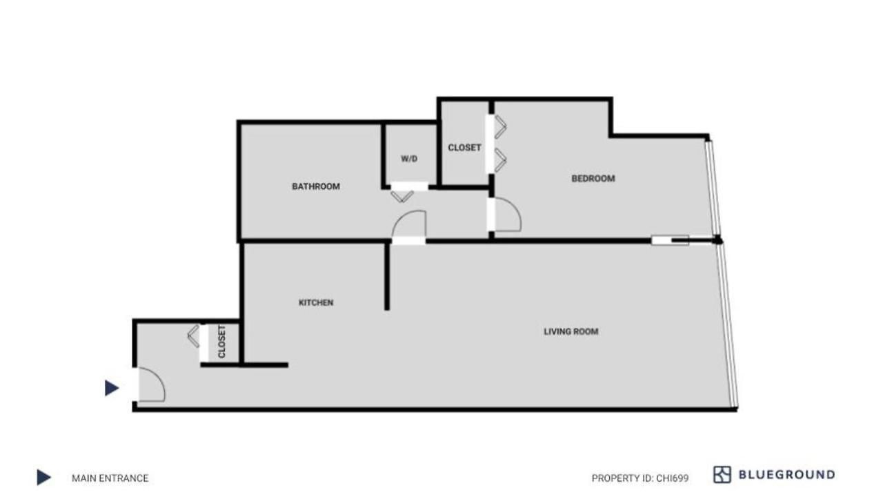 Loop 1br W Gym Pool Lounge 1 Block From L Chi-699 Apartment *