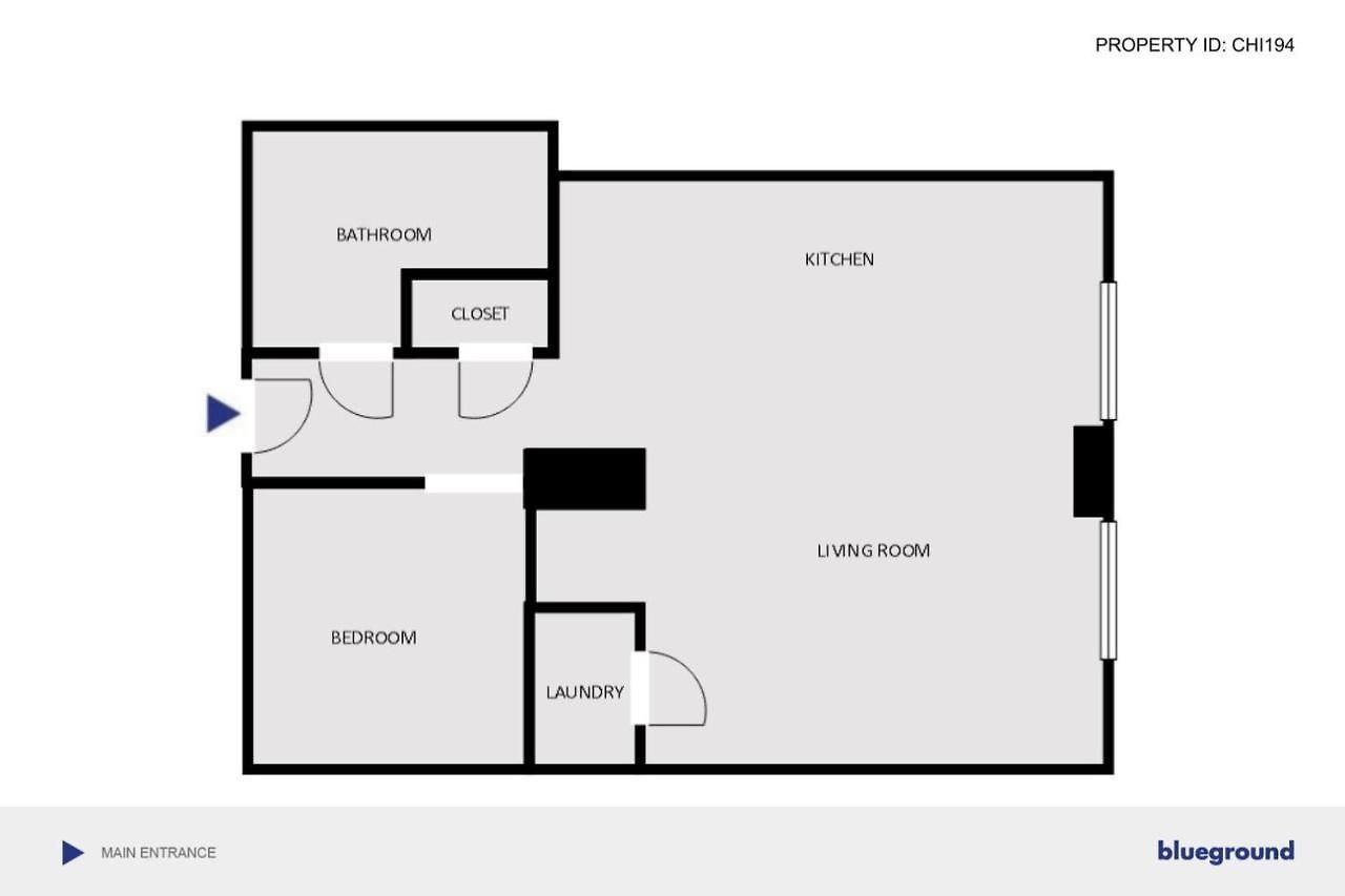 Apartment Loop 1br W Fitness Center Nr W Loop The L Chi-194 Chicago