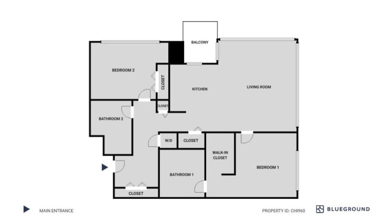 Apartment Loop 2br W Gym Playroom Pool Close To L Chi-960