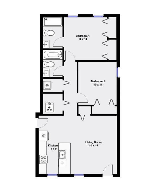 Holiday home 2 On Southport 4 Queen Beds Chicago