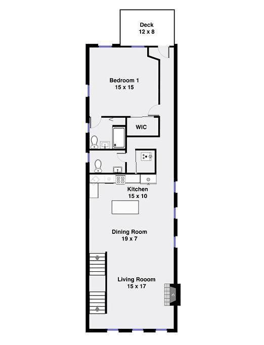 Stunning 2 Floor Penthouse Downtown Apartment