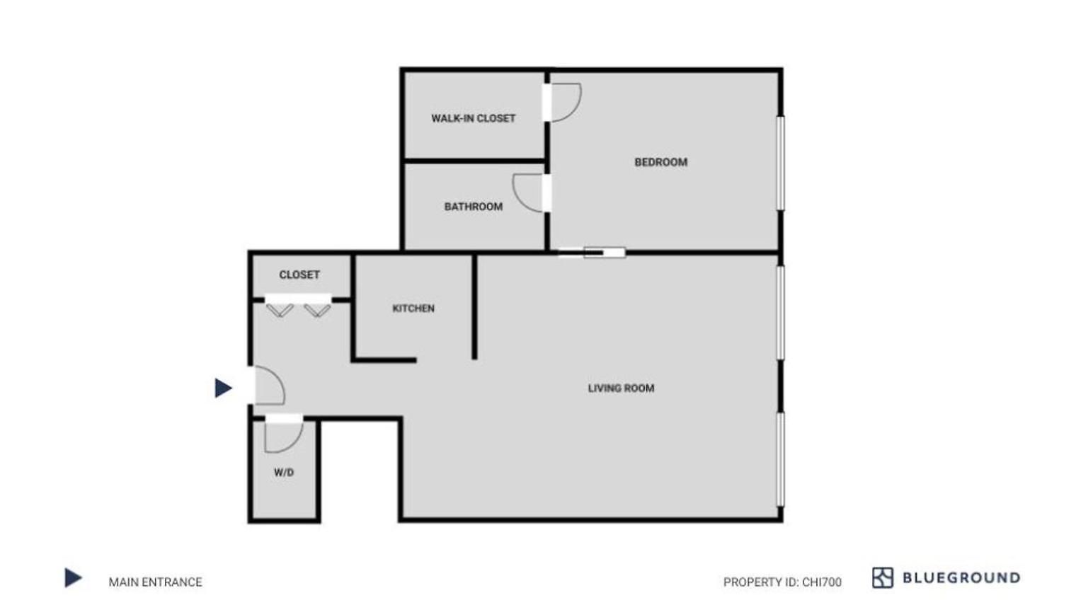 Loop 1br W Gym Pool Lounge 1 Block From L Chi-700