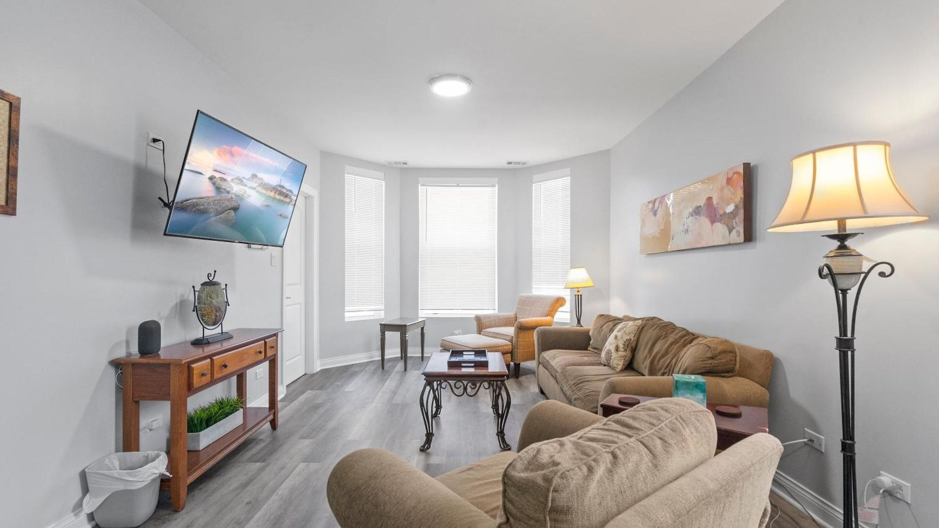 Newly Rehabbed Greystone With 2 Private Apartments, Backyard, Garage, Laundry, Close To Expressway *