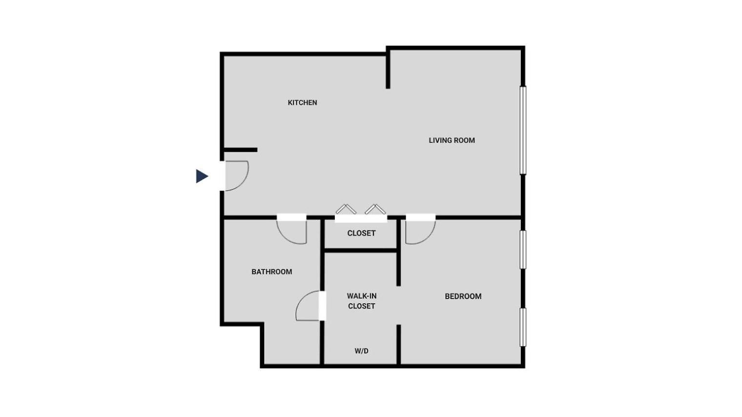 Apartment River North 1br W Terrace Grills Yoga Chi-1032 *