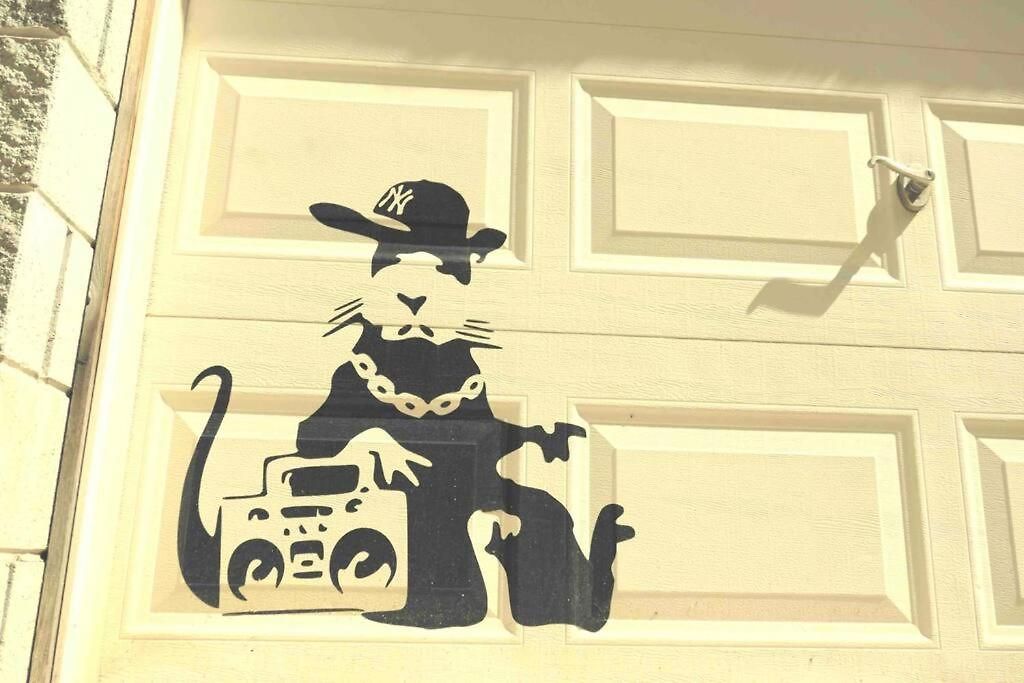 The Banksy-greystone Rooftop Firepit United Center * Chicago