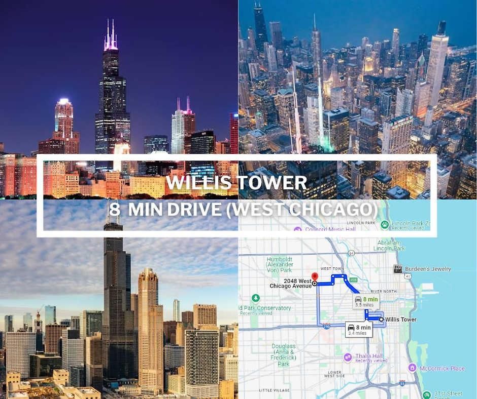 Large 4-bedroom Upscale W Rooftop Chicago