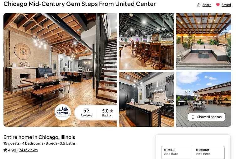 Mid-century Gem By United Center Holiday home *