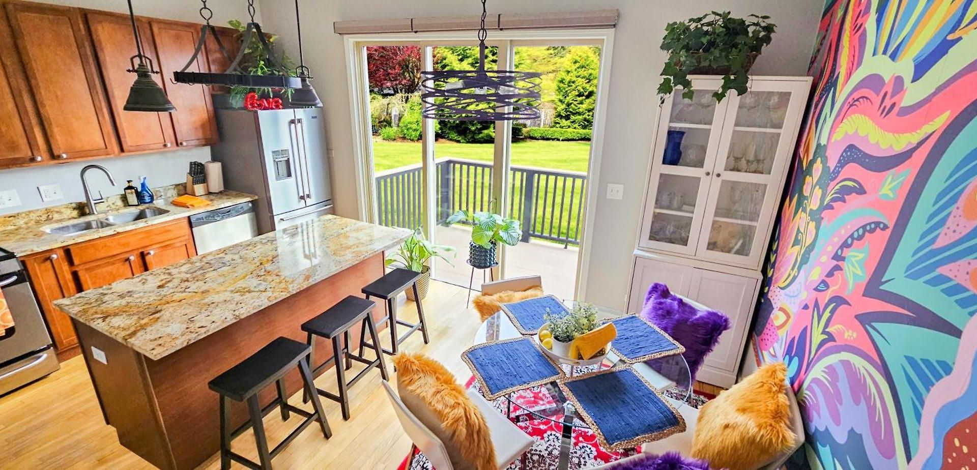 Art Downtown Fulton Market Entire 3 Bedroom Sleep10 Private Garage Roof Ev Tesla Holiday home