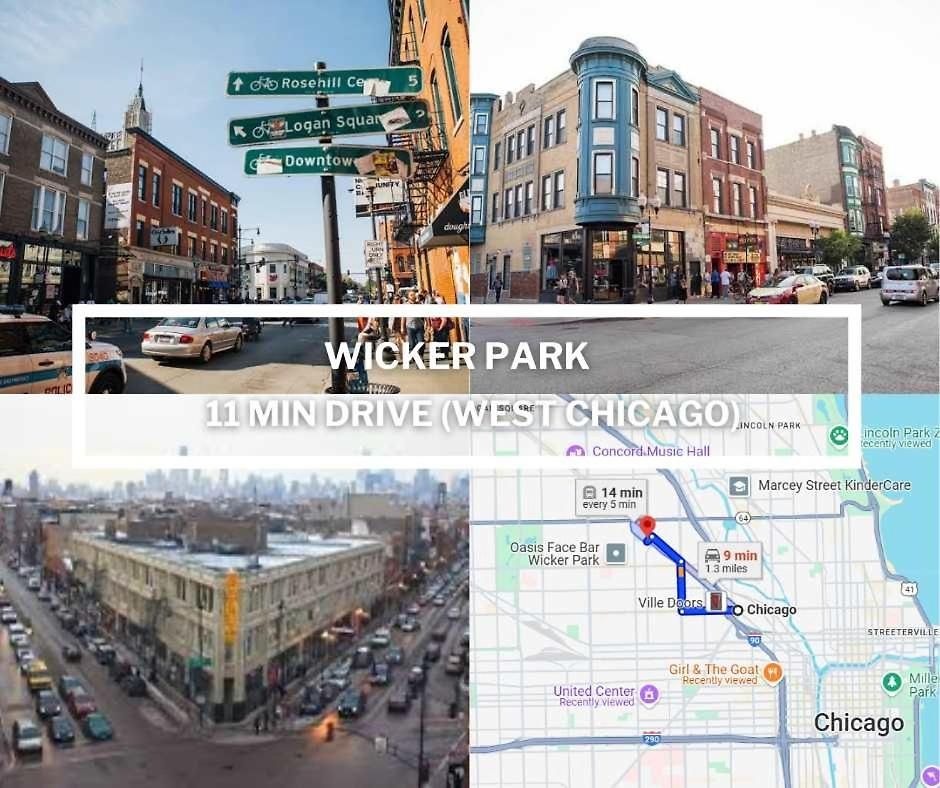Apartment Luxury 2bd-2ba View-gym-rooftop Chicago