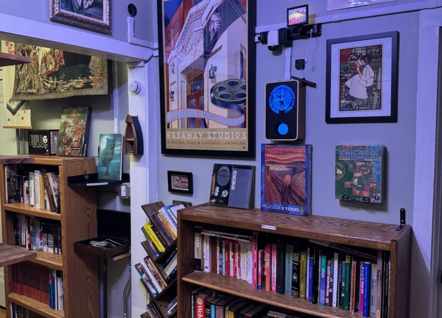 Tranquil Library 2brm 1bath Private Eclectic At Solar Apartment Chicago