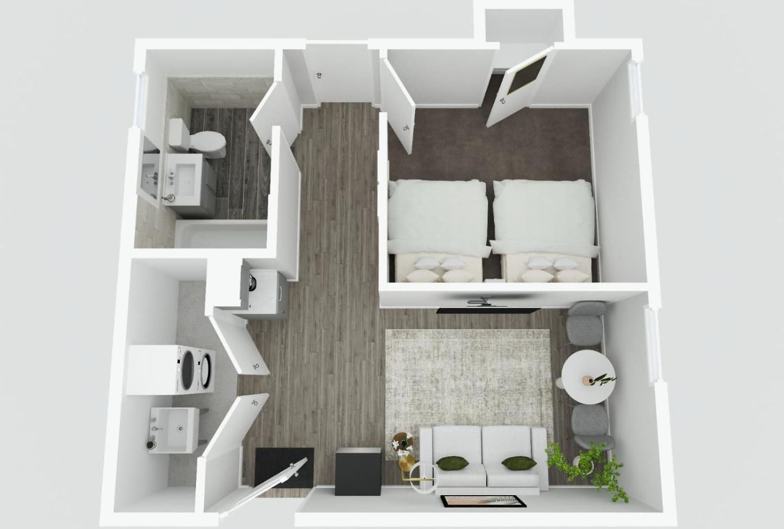 Apartment Modern W Private Entrance Washer Dryer Free Parking