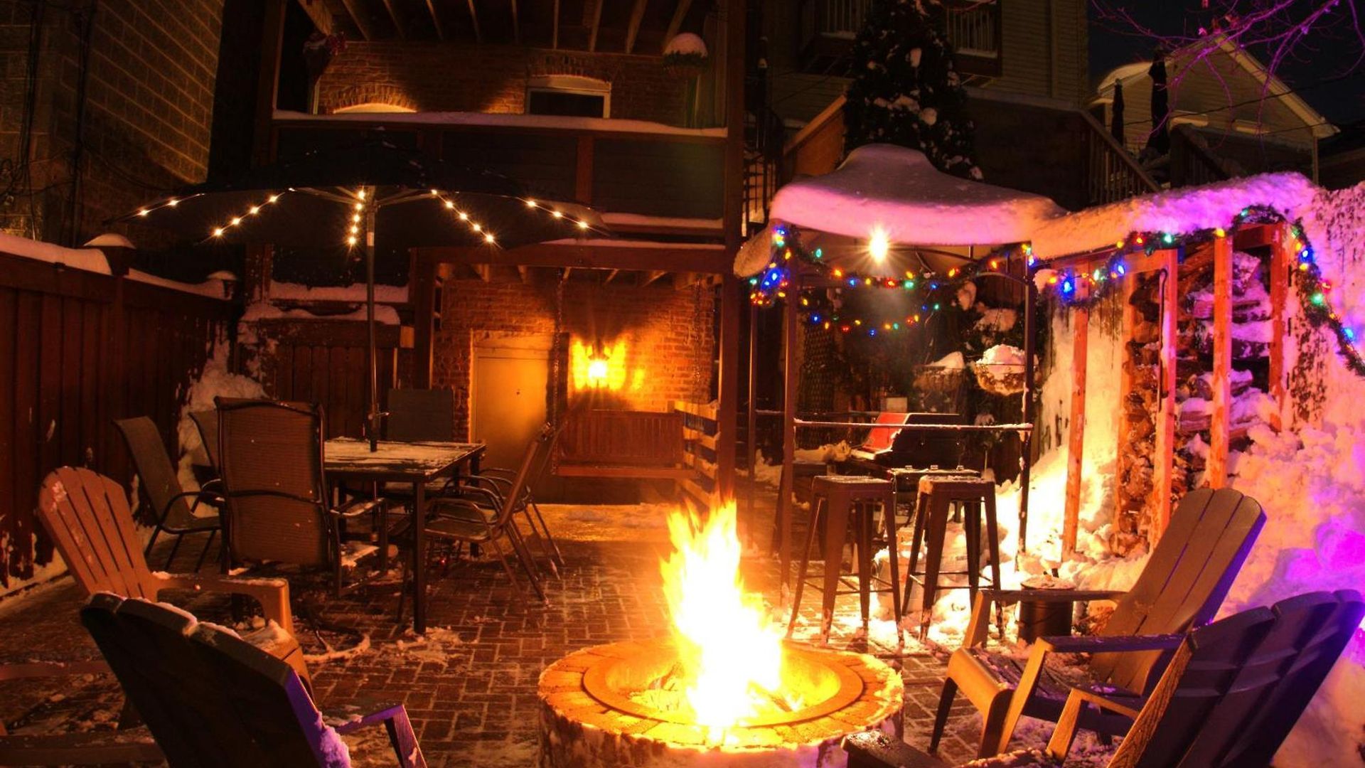 Apartment The Banksy-free Parking -4 Bedroom W King Bed- Firepit Rooftop Near United Center