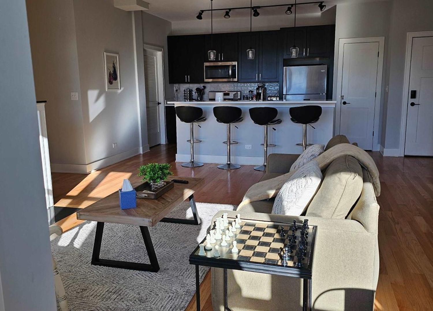 Updated 3 Bedroom Downtown Pilsen Apartment