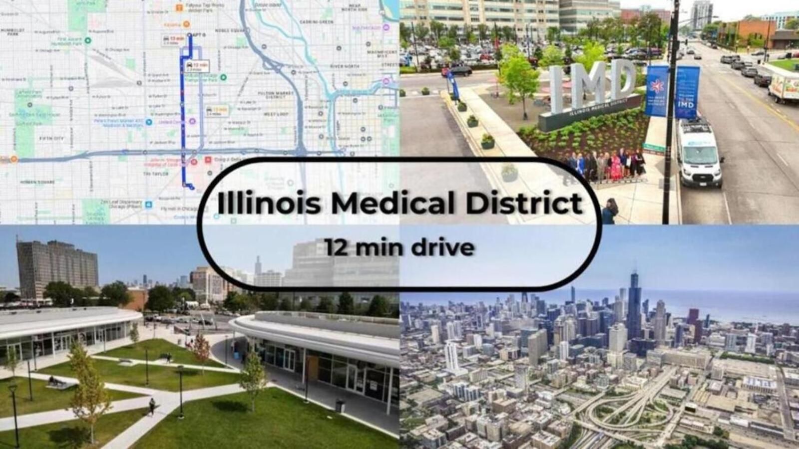 King Bed L Cta L United Center L Near Kasama L Patio *