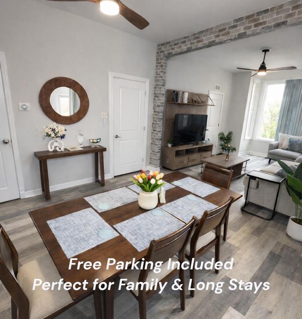 Stylish 2bedroom W Games & Free Parking *
