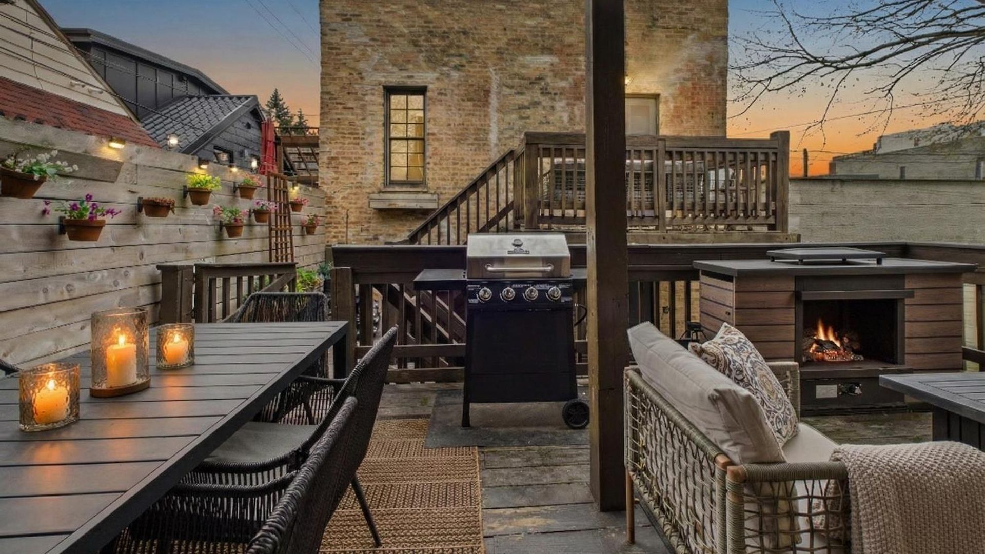 Boutique Retreat Private Patio Fire Pit Apartment Chicago