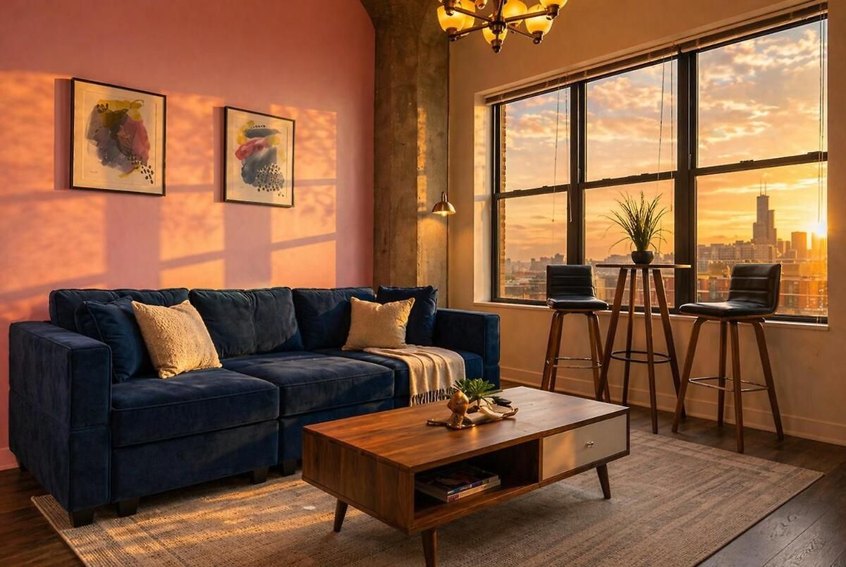 Apartment Modern 2br Loft With Amazing Skyline View And Optional Parking For 8 Guests Near Mccormick Place And Soldier Field