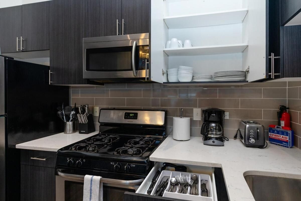Modern South Loop 2br With View Of Skyline Patio And Gym Access Near Mccormick Place Convention Center & Museum Campus