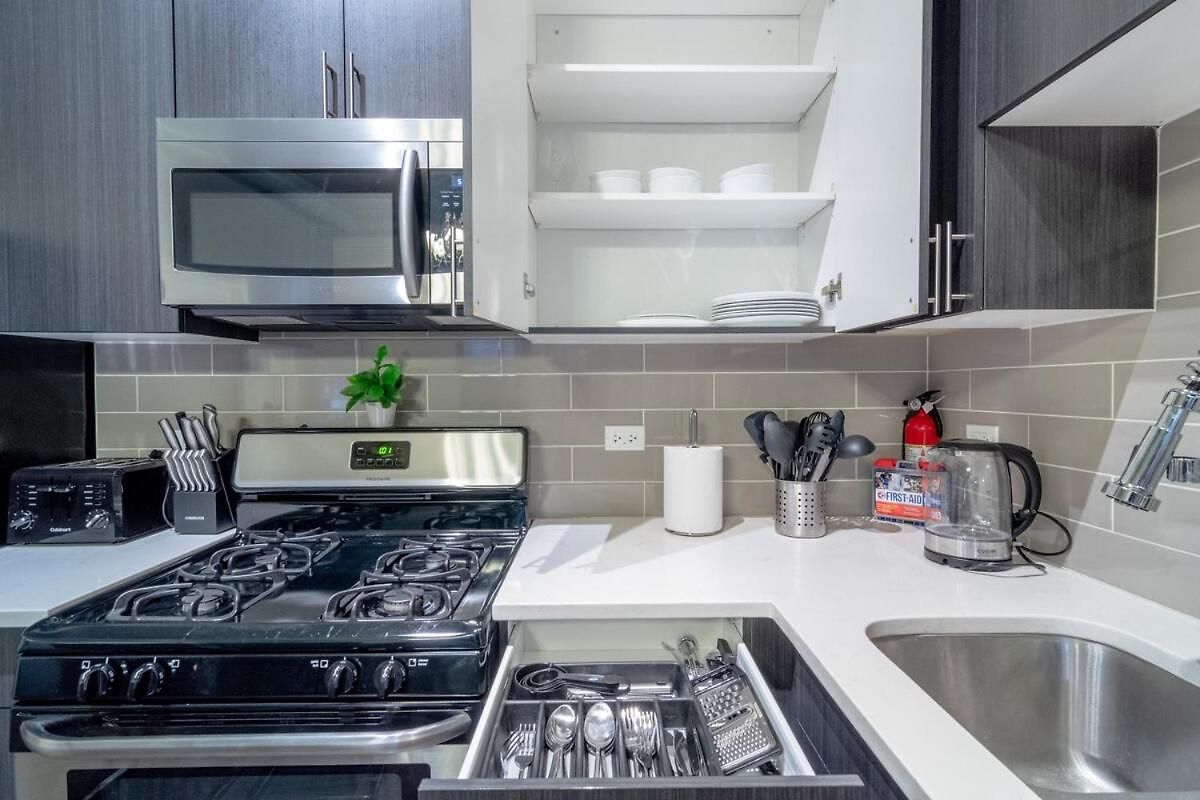 Apartment Modern 3br South Loop Living Family Unit Near Adler Planetarium & Mccormick Convention Center Chicago