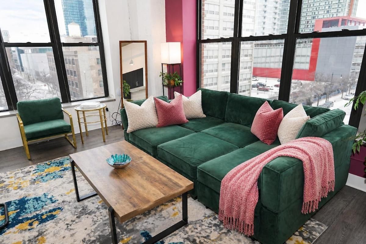 Apartment South Loop 2br Corner Unit With Natural Light, Optional Parking And Guest Access Near Downtown And Mccormick Place Chicago