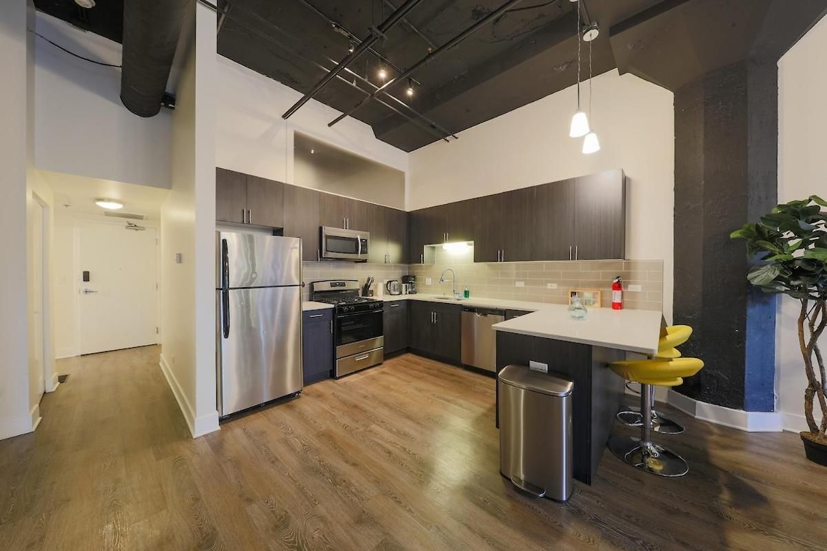 Apartment Chic Spacious 3br South Loop Near Mccormick Place, Roosevelt Cta & Shopping Area In
