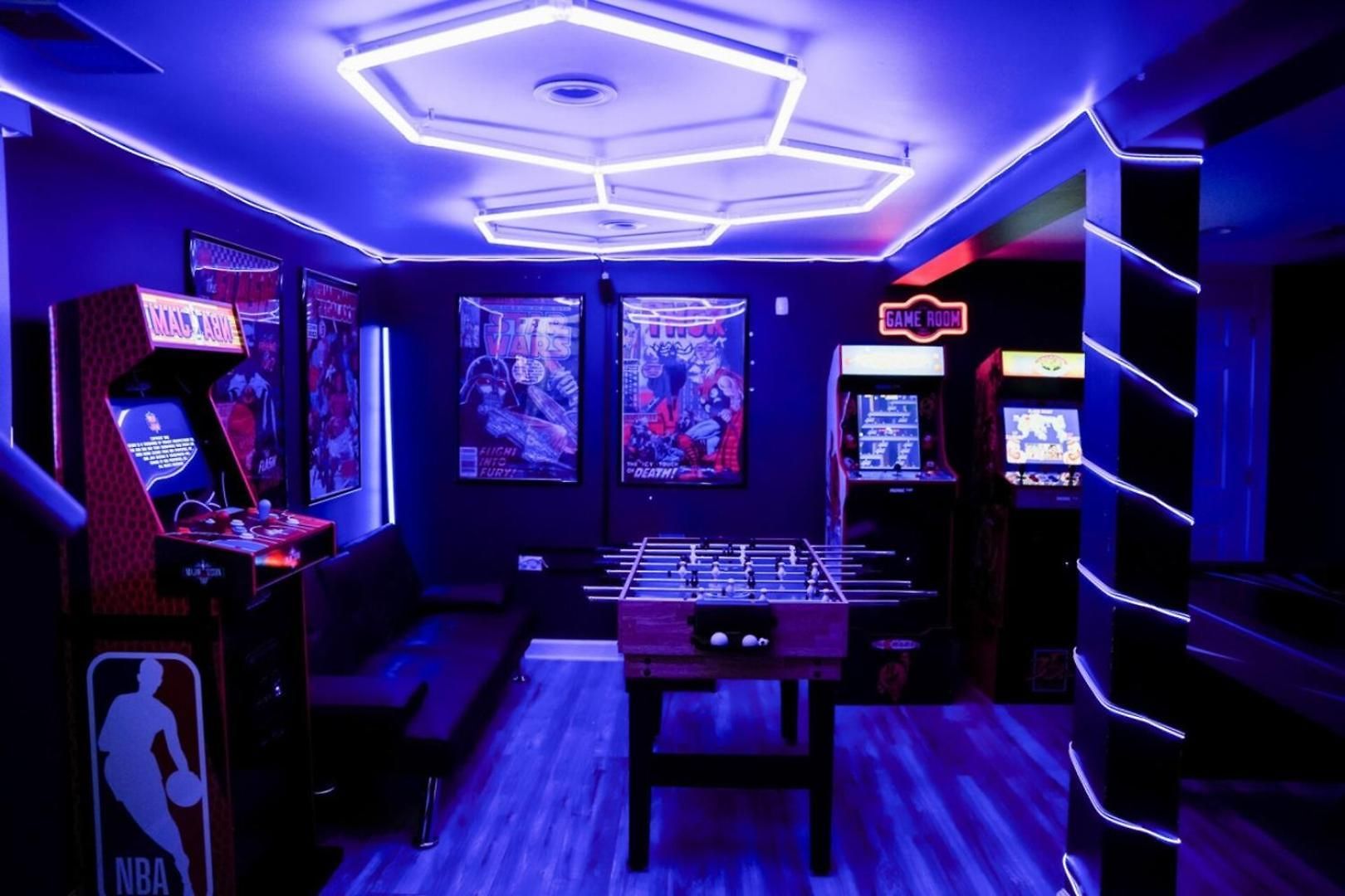 Game • Fire-pit • Playground • Gym • Billiard *