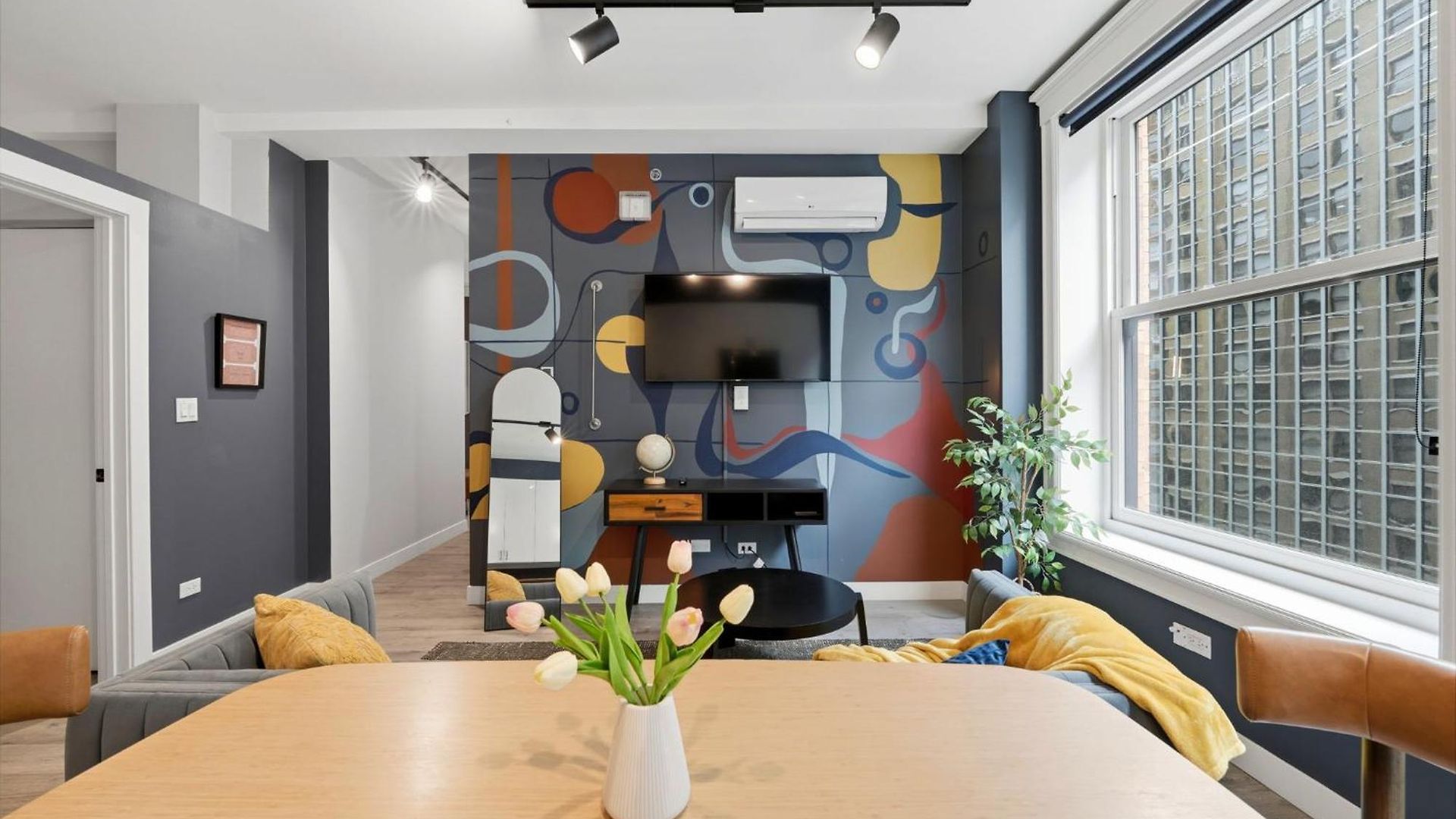 Aparthotel The Plymouth Chicago 4-Br Apartment In Printers Row - Free Parking, Gym & Rooftop